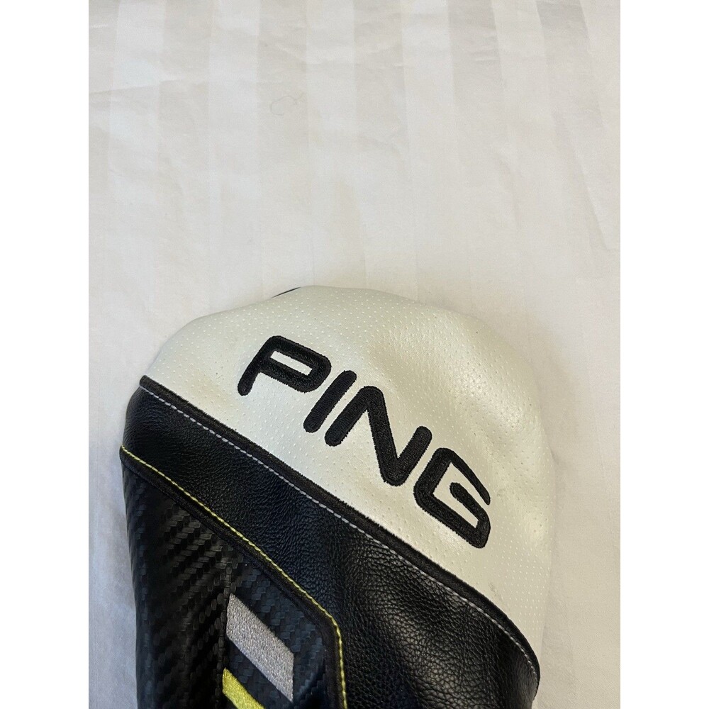 PING G430 Driver Headcover - Black/White/Yellow - Genuine Leather - Excellent - Picture 2 of 6